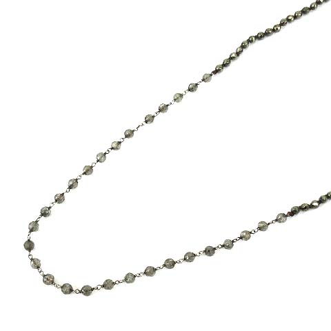 チャン ルー CHAN LUU ロング ネックレス カットボール チェーン