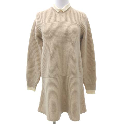 ルイヴィトン LOUIS VUITTON ニット ワンピース レイヤード Aライン  