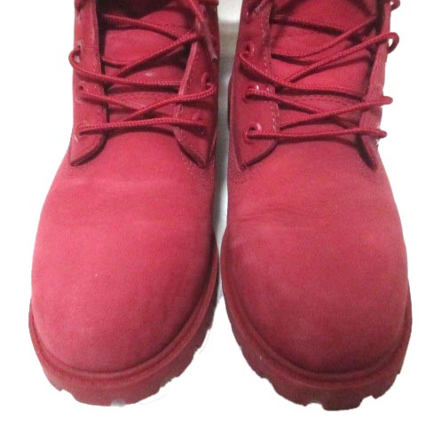 ティンバーランド Timberland 6インチ ダブルカラー ブーツ レザー Abc Mart限定 Primaloft ウォータープルーフ 防水 赤 レッド 24cm Us6 Ibs25 X レディース 052 ベクトルパーク