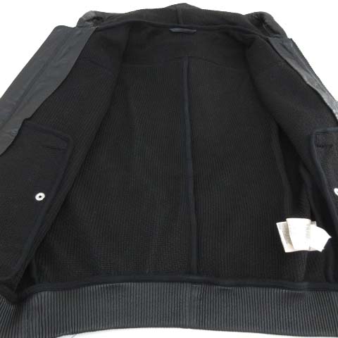 ディーゼル DIESEL ラムレザー パーカー オールレザー 羊革 ジップ 