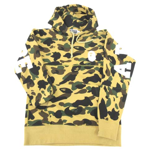 アベイシングエイプ A BATHING APE カモフラ フーディ Graphic-back 