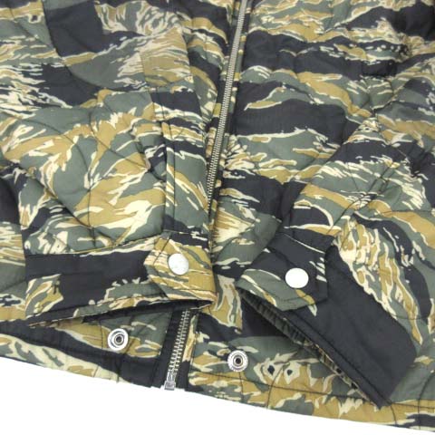 ディーゼル DIESEL 17AW キルティング ベトジャン タイガーカモ スカル 