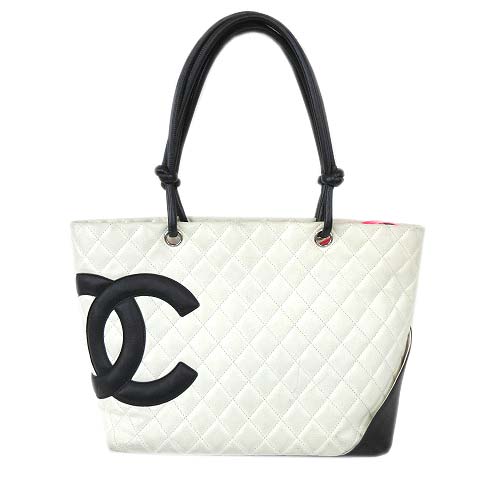 シャネル CHANEL ショルダー トートバッグ カンボンライン ラージ  
