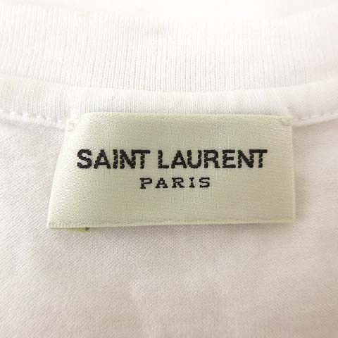 サンローラン パリ SAINT LAURENT PARIS 17SS ミニロゴ クルーネック T  