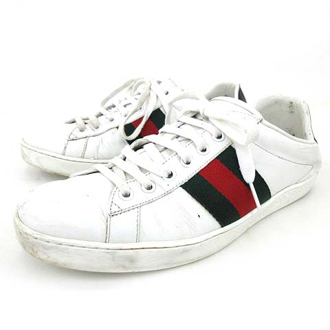 グッチ GUCCI エース スニーカー シェリーライン 386750 レザー 