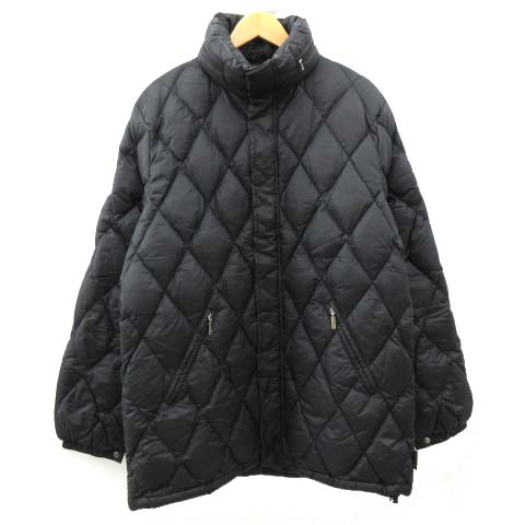 MONCLER キルティングジャケット 黒 MONCLER ナイロン キルティング ダウンジャケット フード＆ロゴアップリケ付き | ミスターポーター