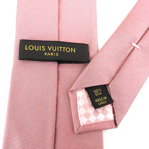 未使用品 ルイヴィトン LOUIS VUITTON ネクタイ レギュラータイ シルク
