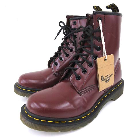 ドクターマーチン Dr Martens レザー ブーツ 8ホール 111 ショートブーツ Uk5 24 チェリーレッド S Ibs35 レディース 052 ベクトルパーク