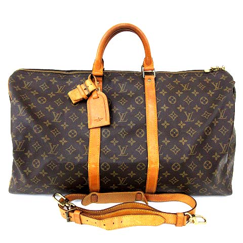 ルイヴィトン LOUIS VUITTON モノグラム キーポル 55 バンドリエール 