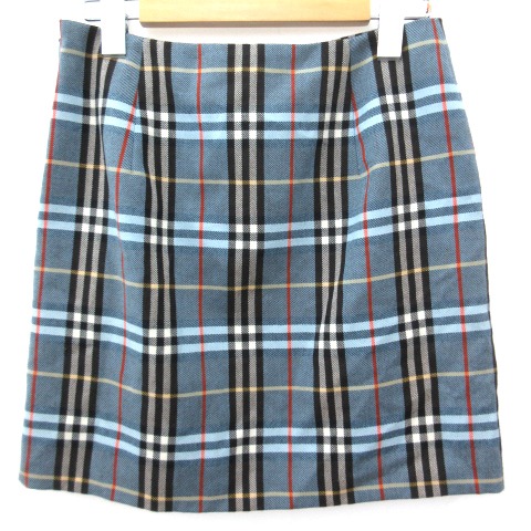 バーバリーブルーレーベル BURBERRY BLUE LABEL ミニスカート 台形 