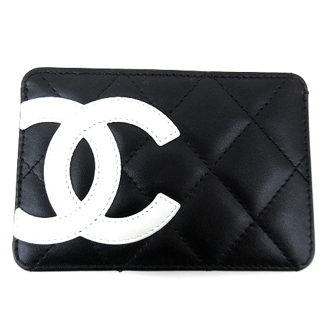 シャネル CHANEL カンボンライン カードケース パスケース 名刺入れ  