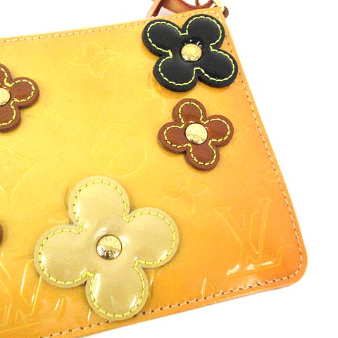 ルイヴィトン LOUIS VUITTON ヴェルニ フラワーレキシントン ポーチ 