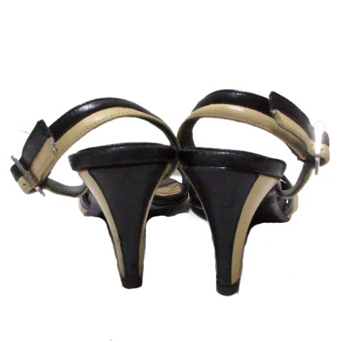 シャネル CHANEL サンダル ストラップ マトラッセ バイカラー 35 2/1  