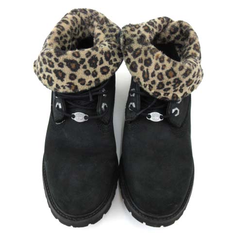 Timberland(ティンバーランド) Roll-Top レオパード　ブーツ レア Timberland(ティンバーランド) Roll-Top レオパード - メルカリ