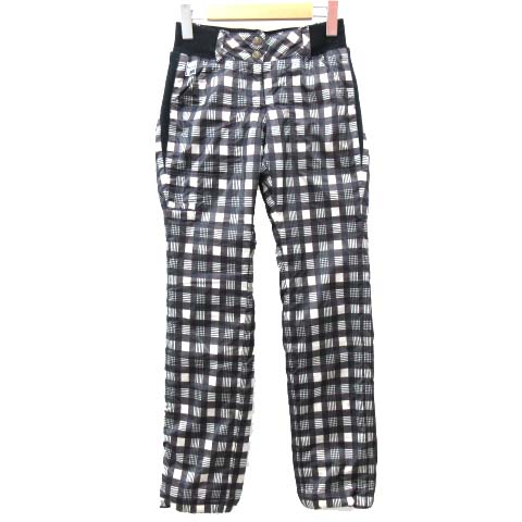 フィラ Fila Golf 中綿 パンツ チェック柄 ゴルフウエア スポーツパンツ 防寒 S 茶 ブラウン S Ibs37 レディース 052 ベクトルパーク
