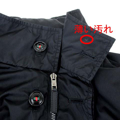 グッチ GUCCI ブルゾン ジャケット ナイロン フード収納 フーディー 50