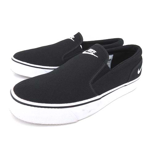 ナイキ Nike スリッポン Toki Slip Canvas トキ スリップ キャンバス スニーカー カジュアルシューズ 24 黒 白 S Vgp レディース 052 ベクトルパーク