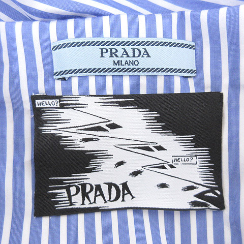 プラダ PRADA 17SS シャツ コミックプリント ブラウス & トップ セット 