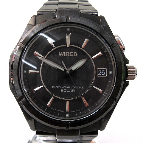 カシオ CASIO WIRED ワイアード ソーラー 腕時計 7B22-0BM1 3針 デイト 