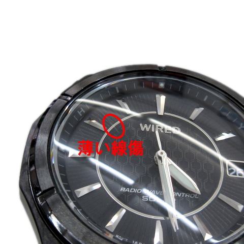 カシオ CASIO WIRED ワイアード ソーラー 腕時計 7B22-0BM1 3針 デイト 