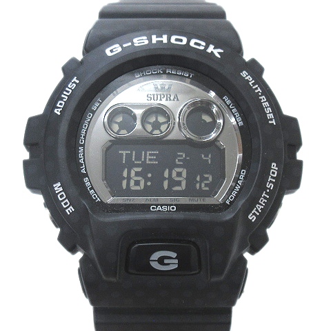 カシオジーショック Casio G Shock デジタル 腕時計 Supra スープラ タイアップモデル Gd X6900sp 1jr Patternシリーズ ドット スーパーイルミネーター 黒 ブラック ケース取説付 A メンズ 052 902002020001 ベクトルパーク