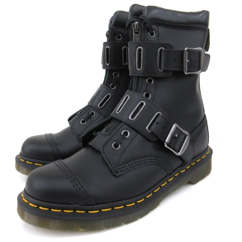 未使用品 ドクターマーチン DR.MARTENS QUYNN 10 EYE BOOT 25601001 