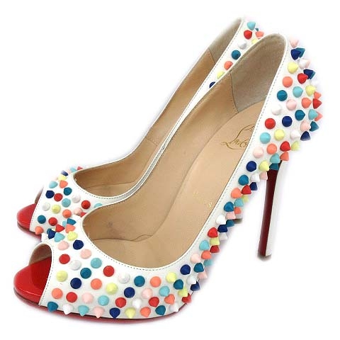 クリスチャンルブタン Christian louboutin マルチスタッズ スパイク 