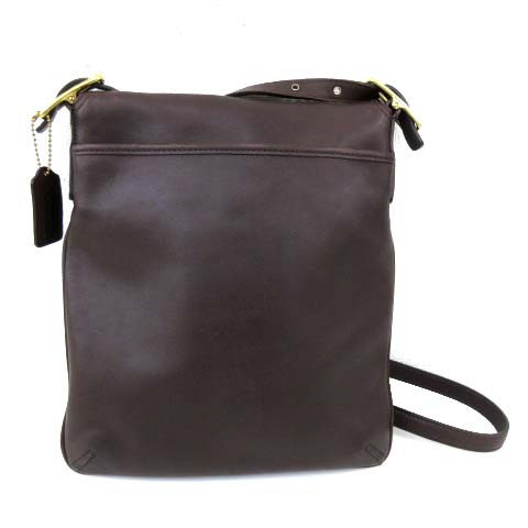 コーチ COACH 9588 レザー ショルダーバッグ スクエア型 皮革 フラップ