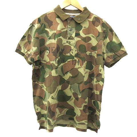 国内新品ポロラルフローレン迷彩ポロシャツL（US）国内XL