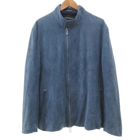 エンポリオアルマーニ EMPORIO ARMANI ブルゾン ゴートレザー スエード  