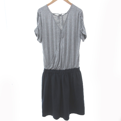 ナノユニバース Nano Universe Tシャツ ワンピース ロング ドッキング 2way ギャザー カシュクール 無地 レーヨン F Mサイズ グレー ネイビー N Ibs52 レディース 052 ベクトルパーク ナノユニバース Nano Universe Tシャツ ワンピース ロング ドッキング 2way ギャザー カシュクール 無地 レーヨン F Mサイズ グレー ネイビー N Ibs52 レディース 052 ベクトルパーク