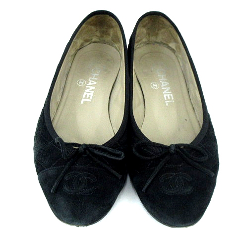 シャネル CHANEL バレエ シューズ パンプス マトラッセキルティング 