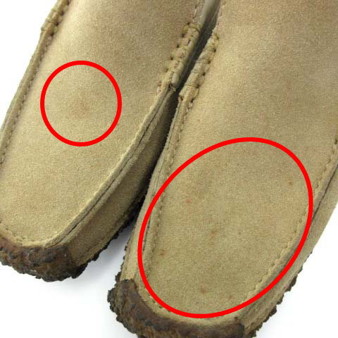 クラークス Clarks モカシンシューズ ワラビー スウェード フラット 皮革 ドライビングシューズ クレープソール Uk5 24cm ベージュ S Nvw レディース 052 ベクトルパーク