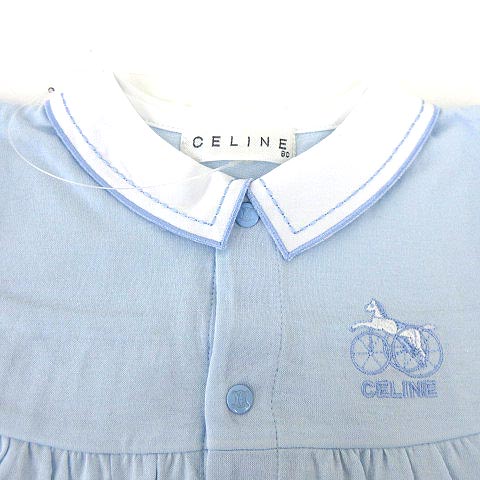 未使用品 セリーヌ CELINE タグ付き 半袖 ロンパース ツーウェイオール  