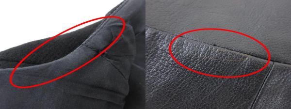 セリーヌ CELINE フィービー期 ワンピース レザー 切替 ウール ドレス