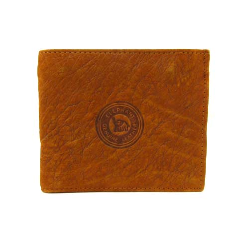 エレファント Elephant Genuine Leather 財布 二つ折り 象革 ヌバックレザー ワンポイント ロゴ 茶 ブラウン Fk Ibs72 メンズ 052 ベクトルパーク