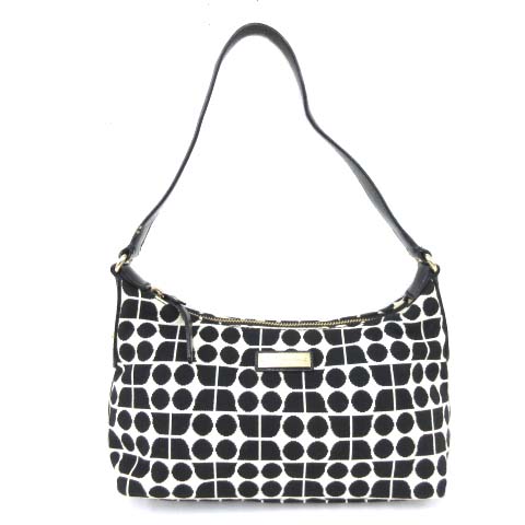 ケイトスペード KATE SPADE ハンドバッグ 布 ミニバッグ 総柄 