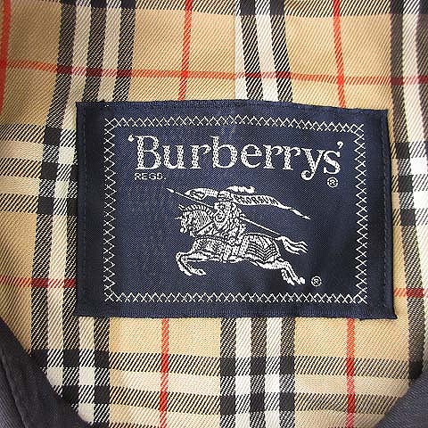 バーバリーズ Burberrys 一枚袖 ステンカラーコート 裏地ノバチェック  