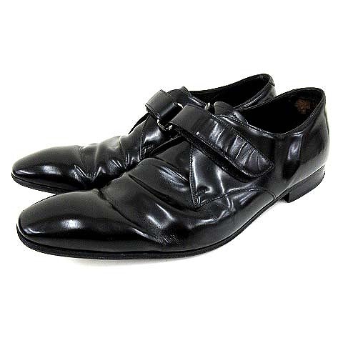 プラダ PRADA ビジネスシューズ ドレスシューズ レザー 7.5 7 1/2 27cm 