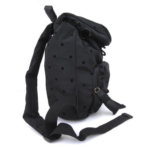 【美品】SeeByChloe リュック ジョイライダー チャーム ナイロン 黒 SEE BY CHLOE（シーバイクロエ） バックパック JOY RIDER ジョイ