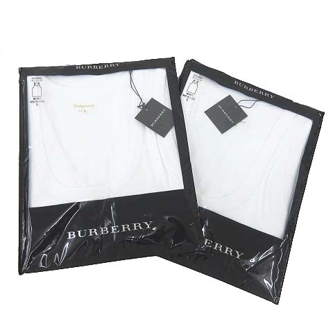 Burberrys インナー 未使用品 バーバリー BURBERRY アンダー シャツ 2枚セット