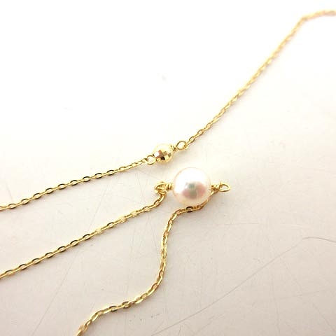 アーカー AHKAH 美品 ルルグラン ネックレス K18 イエローゴールド 