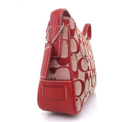 コーチ COACH 美品 6023 シグネチャー ショルダーバッグ ミニバッグ 