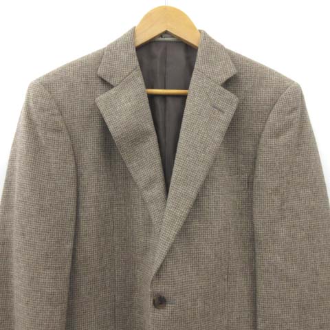 アクアスキュータム Aquascutum ジャケット テーラード シングル 2b 背抜き ウール チェック サイドベンツ ベージュ 92a5 Fk Ibs91 メンズ 052 ベクトルパーク