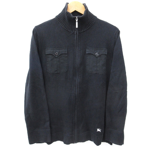 バーバリーブラックレーベル ブルゾン ブラック M 薄手