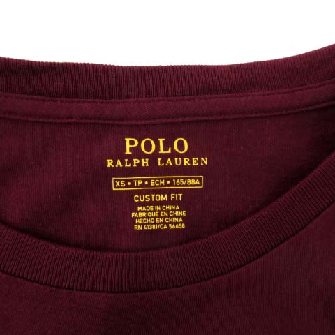 ★米国発*POLO*新作*20th Anniversary Tシャツ/Wine★ ポロ ラルフローレン POLO RALPH LAUREN Tシャツ カットソー