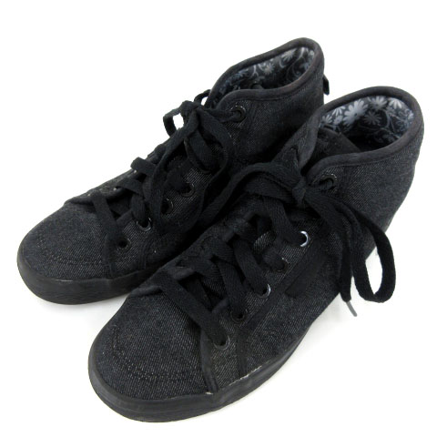 アディダス Adidas スニーカー インヒール ミドルカット キャンバス グレー 23cm 靴 シューズ Fk レディース 052 ベクトルパーク