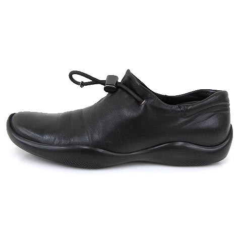プラダスポーツ PRADA SPORT レザー スリッポン スニーカー ドロー 