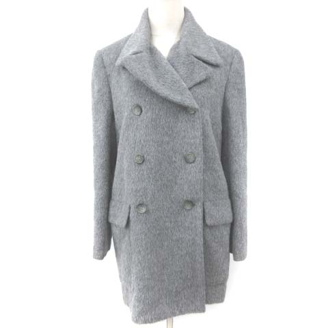 ミスクロエ Miss Chloe ピーコート Pコート アルパカ シャギー ウール混 グレー 40 アウター Fk Rrr レディース 052 ベクトルパーク