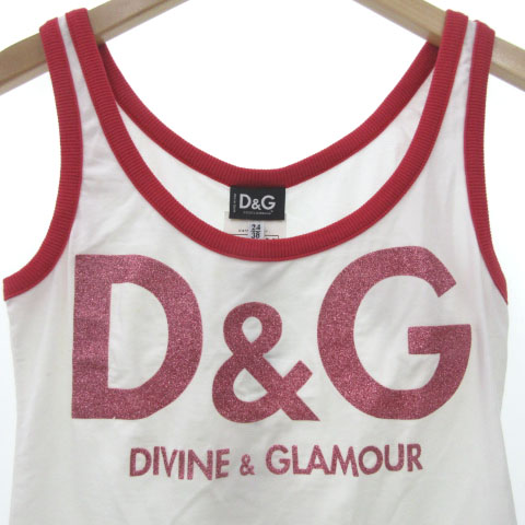 未使用品 ディー&ジー ドルガバ ドルチェ&ガッバーナ D&G タンクトップ 